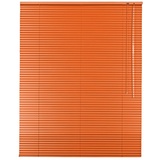 Original Easy-Shadow Aluminium Jalousie Jalousette Breite 130 x 110 cm Höhe in Farbe orange - Bedienseite rechts - Fensterjalousie Jalousien Alu-Jalousien Alu-Jalousetten Fenster Rollo Lamellenbreite 25 mm Lamellen / Maßanfertigung