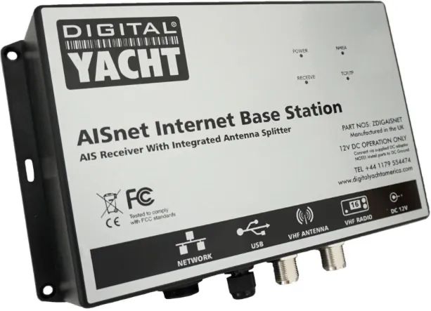 Digital Yacht AIS Empfänger mit integriertem UKW-Antennensplitter