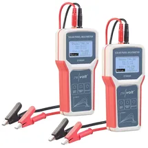 Revolt 2er-Set Solarpanel-Digital-Multimeter, bis 800 W, 35 A, XL-LCD-Display
