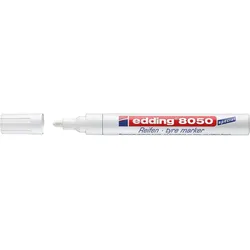 Reifenmarker 8050 Edding Strichbreite 2,0 - 4,0 mm, Rundspitze, weiß