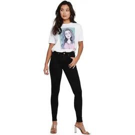 Only Jeans Push Up Power in Schwarz mit Skinny Fit-M-L30