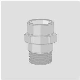 Eisenberg SANIT Übergang kurz 75540520000 zum kleben, 20 mm x R 1/2, Aussengewinde