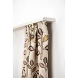garesa schönes fürs fenster Garesa Gardinenschiene 2-läufig, Weiß I Vorhangschiene aus Kunststoff inkl. Gleiter I Vorgebohrt zur Deckenmontage I Auch für mittelschwere Vorhänge I 240cm