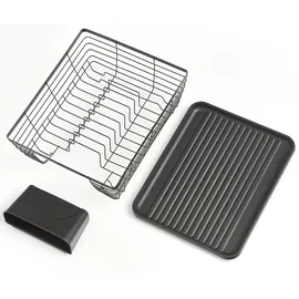 Zeller Abtropfgestell 37 x 30,5 x 14,5 cm schwarz