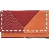 Sunsa Geldbörse Damen Portemonnaie rot/orange