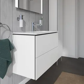 Duravit Waschtischunterschrank 2 Auszüge 82 x 55 x 39,1 cm Grau Matt