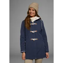 KangaROOS Softshelljacke KANGAROOS, Damen, Gr. 38, blau (marine), Softshell, Fellimitat: 100% Polyester. Obermaterial: 96% Polyester, 4% Elasthan.