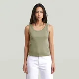 G-Star Slim Rib Tanktop Grün M