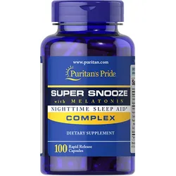 Super Snooze mit Melatonin 100 schnell freisetzenden Kapseln