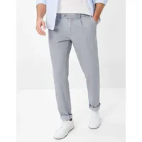 EUREX BY BRAX Herren Bundfaltenhose Style LUIS GREY, denim