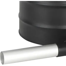 DMS® Aschesauger Kaminsauger 20L Rußsauger HEPA Filter 1200W Ofen Grill Kamin AS-1200 Rot - Rot