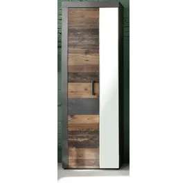 Home Affaire Ilana Garderobenschrank 65 x 34 x 192 cm grau
