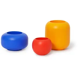 Areaware - Stack Schalen-Set, bunt (3er-Set)
