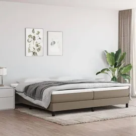 vidaXL Boxspringbettgestell 200 x 200 cm Taupe