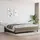 vidaXL Boxspringbettgestell 200 x 200 cm Taupe