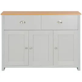 vidaXL Sideboard Grau 112x35x81 cm