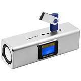 Technaxx MusicMan MA Display Soundstation silber