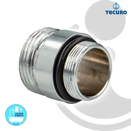 tecuro Strahlregler Aufnahme Adapter M22 x1 auf 3/4' AG