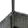 Estexo Polyrattan Beistelltisch 57 x 57 x 72 cm Anthrazit/Grau