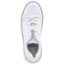 Gabor Plateau Schnürschuhe in Weiß 40 EU - Gr.: