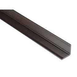 Kovalex® Wandabschluss aus WPC, 40x40 mm, graubraun, 2,50m lang, für 20/26mm WPC-Dielen