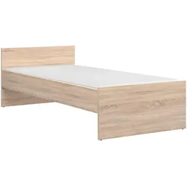 MID.YOU Bett Nepo Plus ca. 90x200 cm Sonoma Eiche