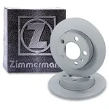 ZIMMERMANN Bremsscheibe Hinterachse Voll beschichtet