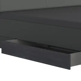 WIMEX Mid.you Stauraumbett Kopenhagen, Graphit, Dunkelgrau, Karton, Holzwerkstoff, Abstraktes, 180x200 cm