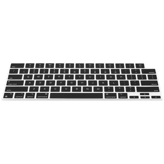 kwmobile Silikon Tastaturschutz für Apple MacBook Pro 14" (2021) A2442 - QWERTY US Keyboard Cover Abdeckung - Schwarz