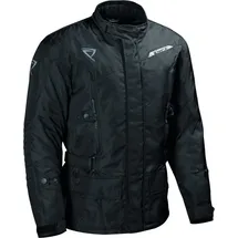 DIFI Shuttle Aerotex Solid Motorradjacke Schwarz L