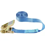 Connex Zurrgurt - Einteilig - 5 m x 25 mm - 500 kg maximale Belastbarkeit - Mit Spannratsche, ohne Haken - Aus Polyester / Spanngurt / Ladungssicherung / Ratschengurt / DY270601