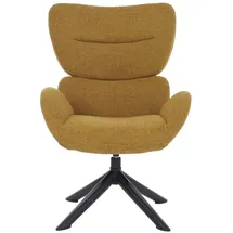 MCW Loungestuhl Q53 Chenille 420 g/m2 75 x 75 x 75 cm Senfgelb drehbar
