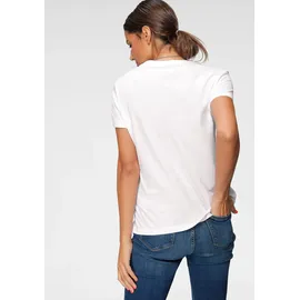 Tommy Hilfiger Heritage Kurzarm-T-Shirt Mit V-ausschnitt Classic White 2XL