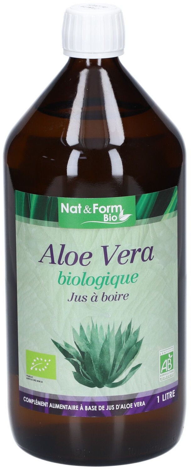 Nat&Form Aloe Vera biologique 1000 ml fluide