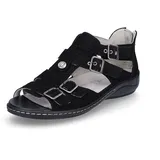 WALDLÄUFER Komfort Sandalen in schwarz Gr.: 38,5