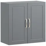 SoBuy Hängeschrank Badschrank Küchenschrank Medizinschrank Wandschrank Badmöbel grau holzwerkstoff