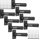 MIUONO Hantelscheibenhalter, 8 Stück, Schwarz, Traditionell, Legierter Stahl, passend für 5,1 cm olympische Hantelscheiben-Aufbewahrung, Heim-Fitnessstudio