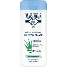 Le Petit Marseillais Le Petit Marseillais, Feuchtigkeitsspendendes Duschgel mit Bio-Aloe Vera (400 ml-Flasche), 98% natürliche Inhaltsstoffe, für alle Hauttypen, auch empfindliche Haut