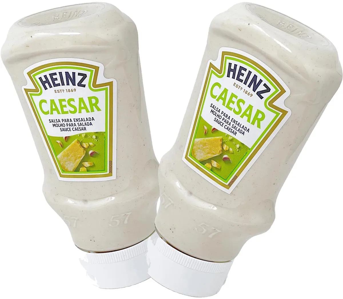 Heinz Salat Dressing Caesar Soße Große Spender Flasche 2 x 400ml