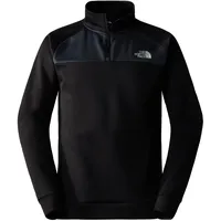 The North Face Herren Reaxion 1/4 Zip Fleece Pullover (Größe L, schwarz)