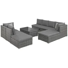 Konifera New York Loungeset grau