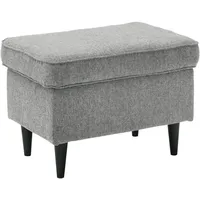 Sconto Hocker Oskar 63 x 43 x 42 cm Grau