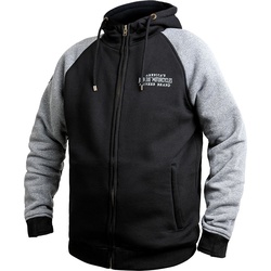 John Doe Hoodie XTM, Textiljacke - Schwarz/Grau - M