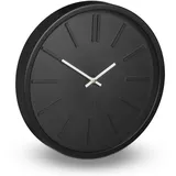 Relaxdays Wanduhr modern schwarz/weiß