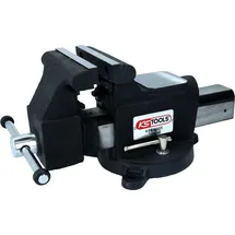 KS Tools Schraubstock Edelstahl 125 mm schwarz