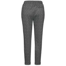 VIVANCE Jogger Pants Regular Schwarz-Creme gemustert 42