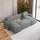 masseno Eckcouch Polyester U-Form mit Schlaffunktion 3-Sitzer Grau