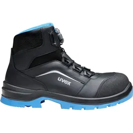 Uvex 2 xenova Stiefel S3 schwarz, blau Weite 11 38 (S3, 38)