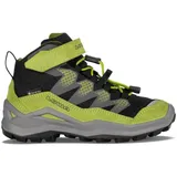 Lowa Maddox Pro GTX Mid VC Kinder Schwarz/Limone 25