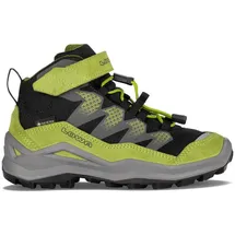 Lowa Maddox Pro GTX Mid VC Kinder Schwarz/Limone 25